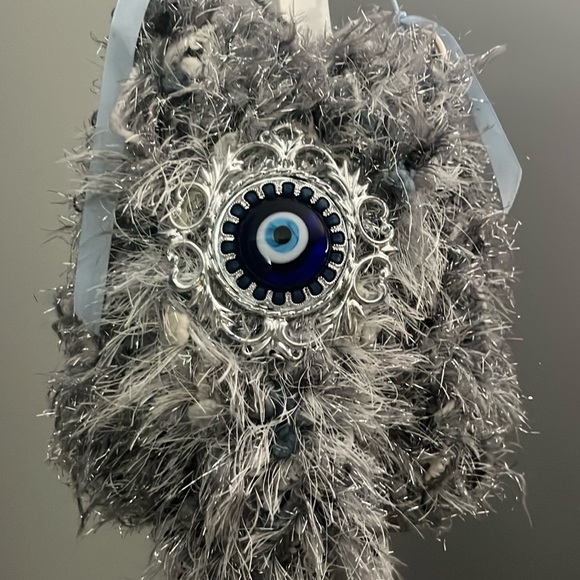 Perla Lichi bag with evil eye accent - Picture 1 of 5